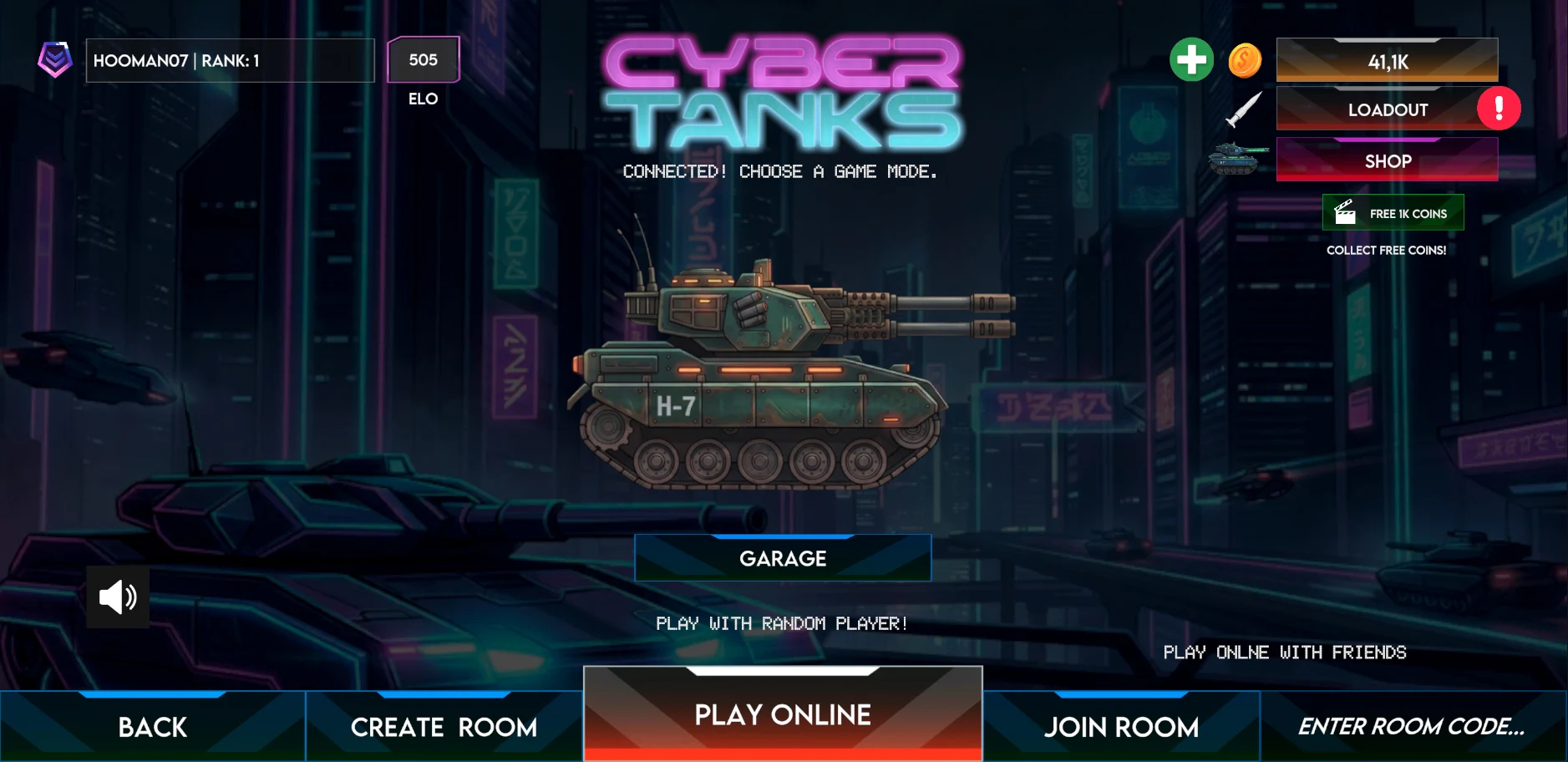 Cyber Tanks - Online Battle screenshot